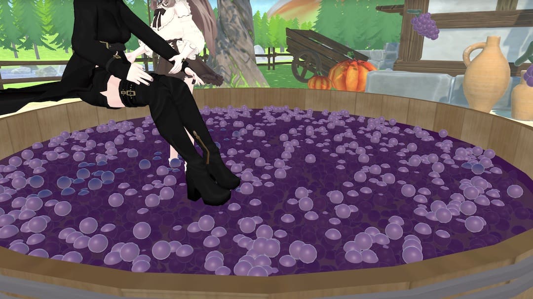 Maidens Grape Stomping 乙女の葡萄踏み　VRCワールド紹介6